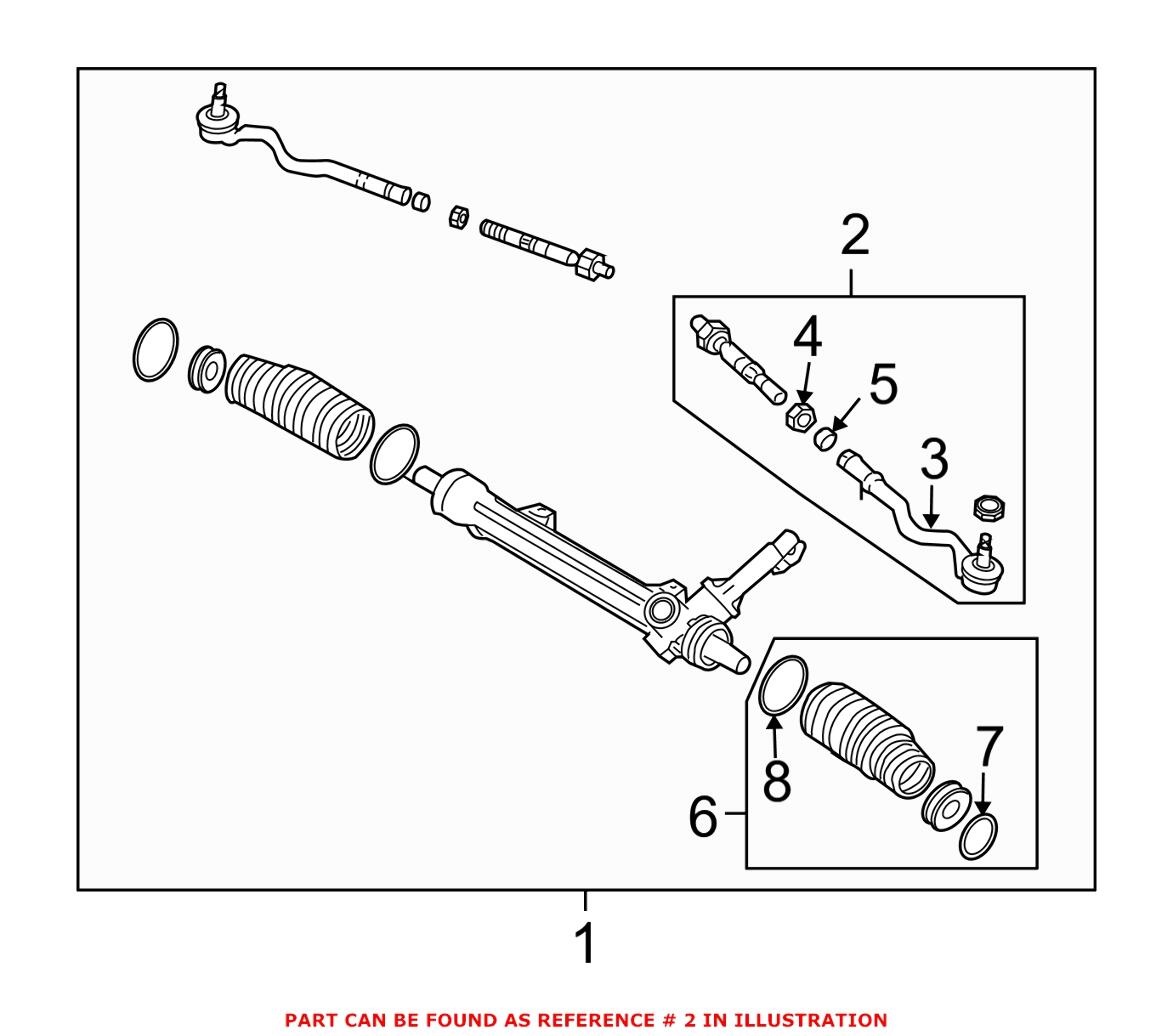 BMW Tie Rod Assembly - Front Passenger Side 32106777504